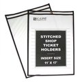 C-Line Products C-Line Products Shop Ticket Holders, Stitched, Both Sides Clear, 11 x 17, 25/BX 46117